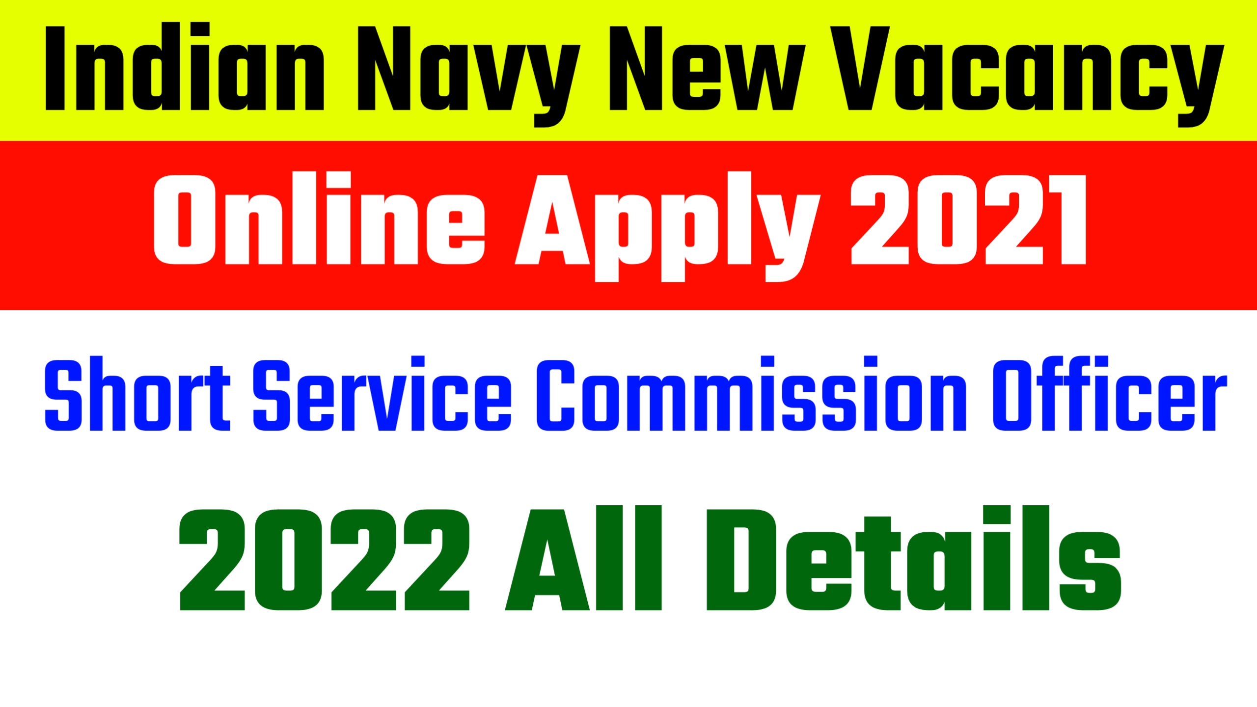 Indian Navy Short Service Commission Officer SSCO Online Form Apply 2021