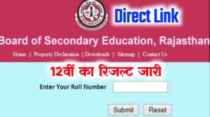 Rbse 12th Result 2022 Out : राजस्थान बोर्ड 12वीं का रिजल्ट जारी इस लिंक से देखें रिजल्ट