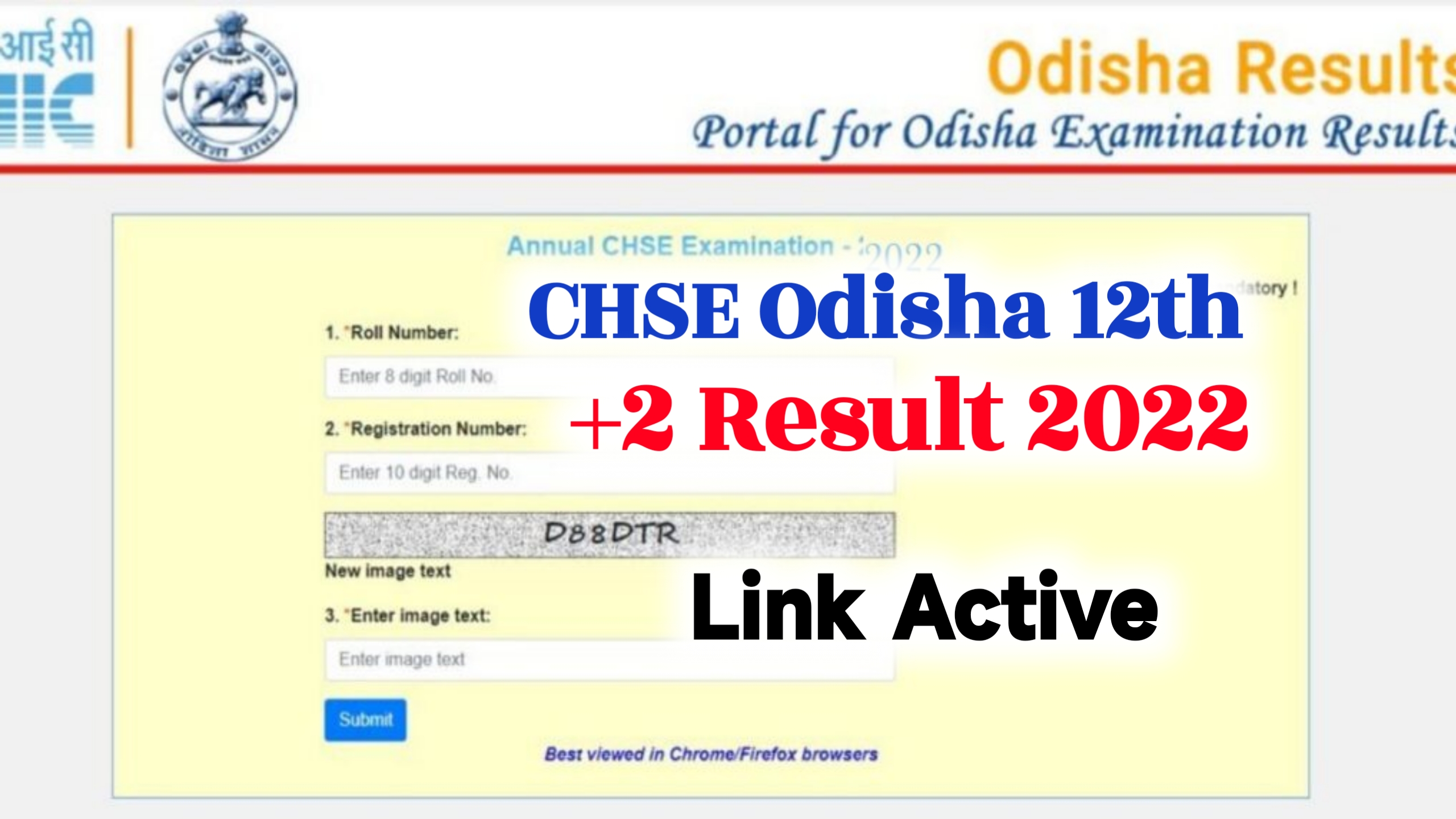chseodisha.nic.in Odisha 12th Result 2022 OUT ~ Odisha Chse +2 Result
