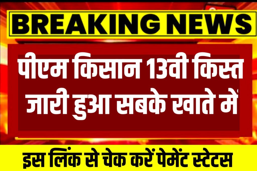 Pm Kisan Payment Kaise Check Kare: जारी हुई पीएम किसान योजना की 13वी किस्त यहां से चेक करें पेमेंट स्टेटस