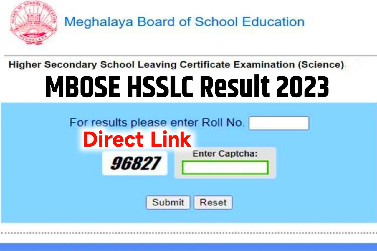 megresults.nic.in MBOSE HSSLC Result 2023 (Link OUT) Topper List