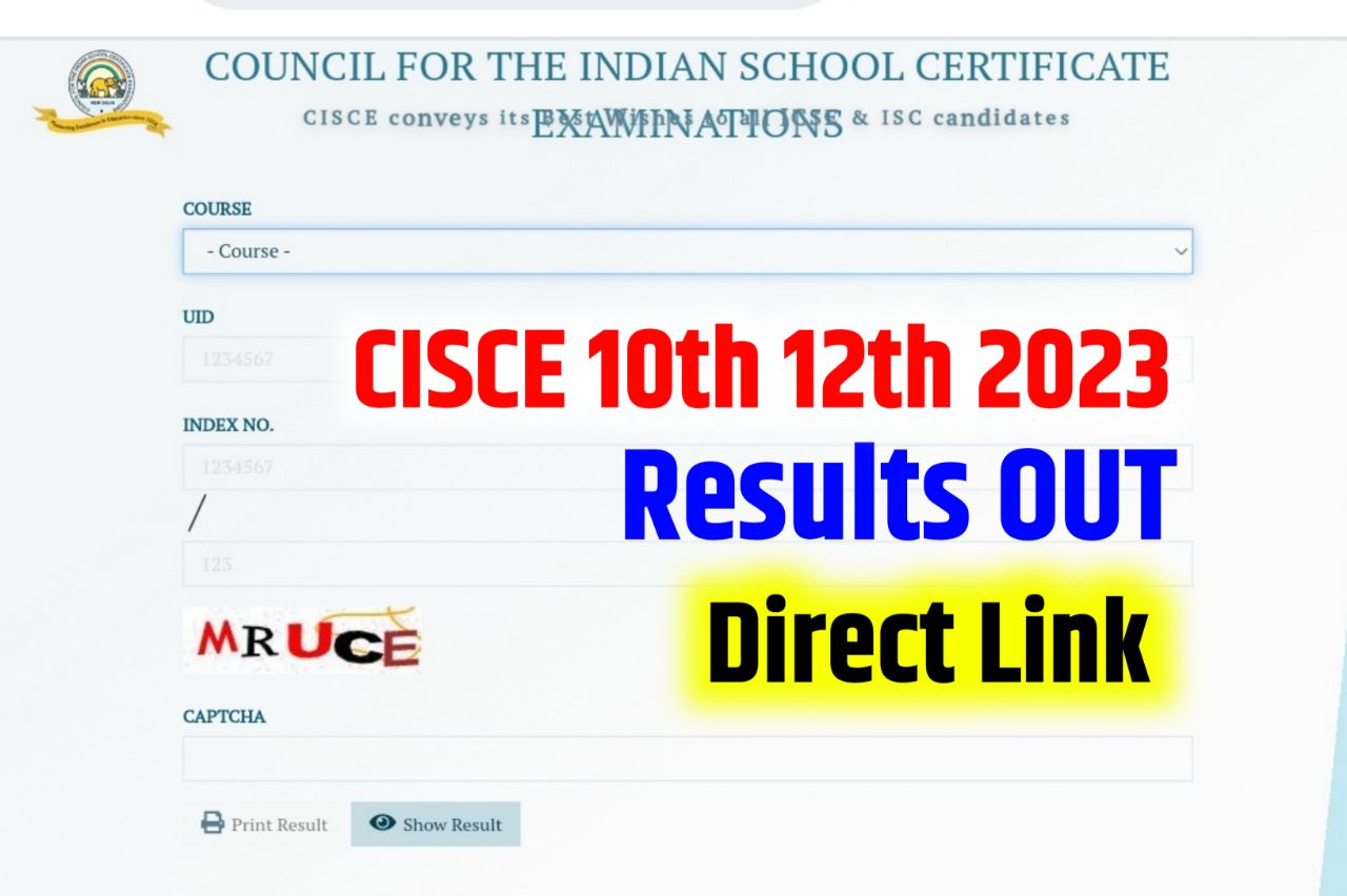 ICSE and ISC Results 2023 Live Check your CISCE Class 10th, 12th