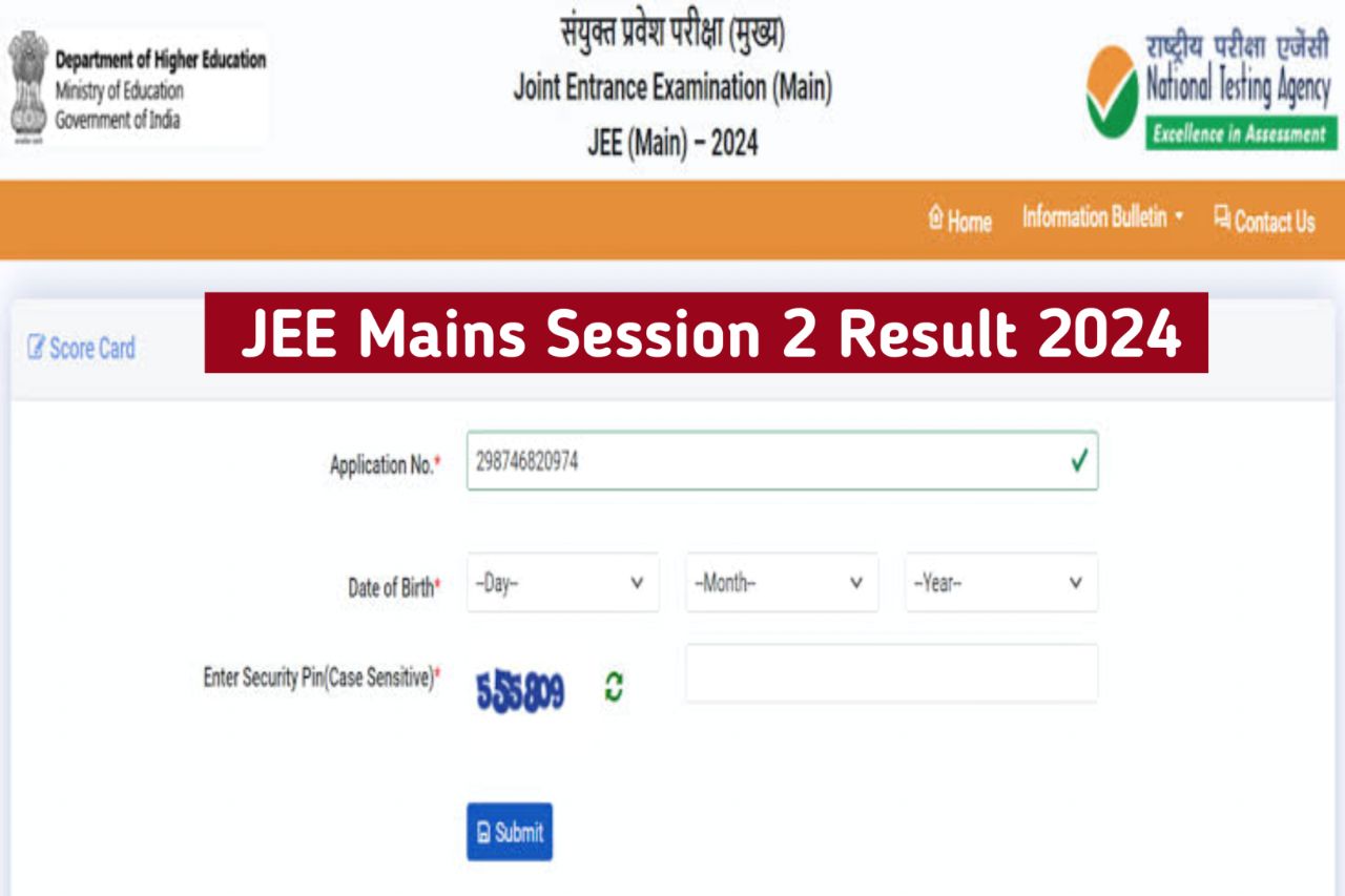 JEE Mains Result 2024 for Session 2: Answer Key OUT, how to check NTA JEE final results