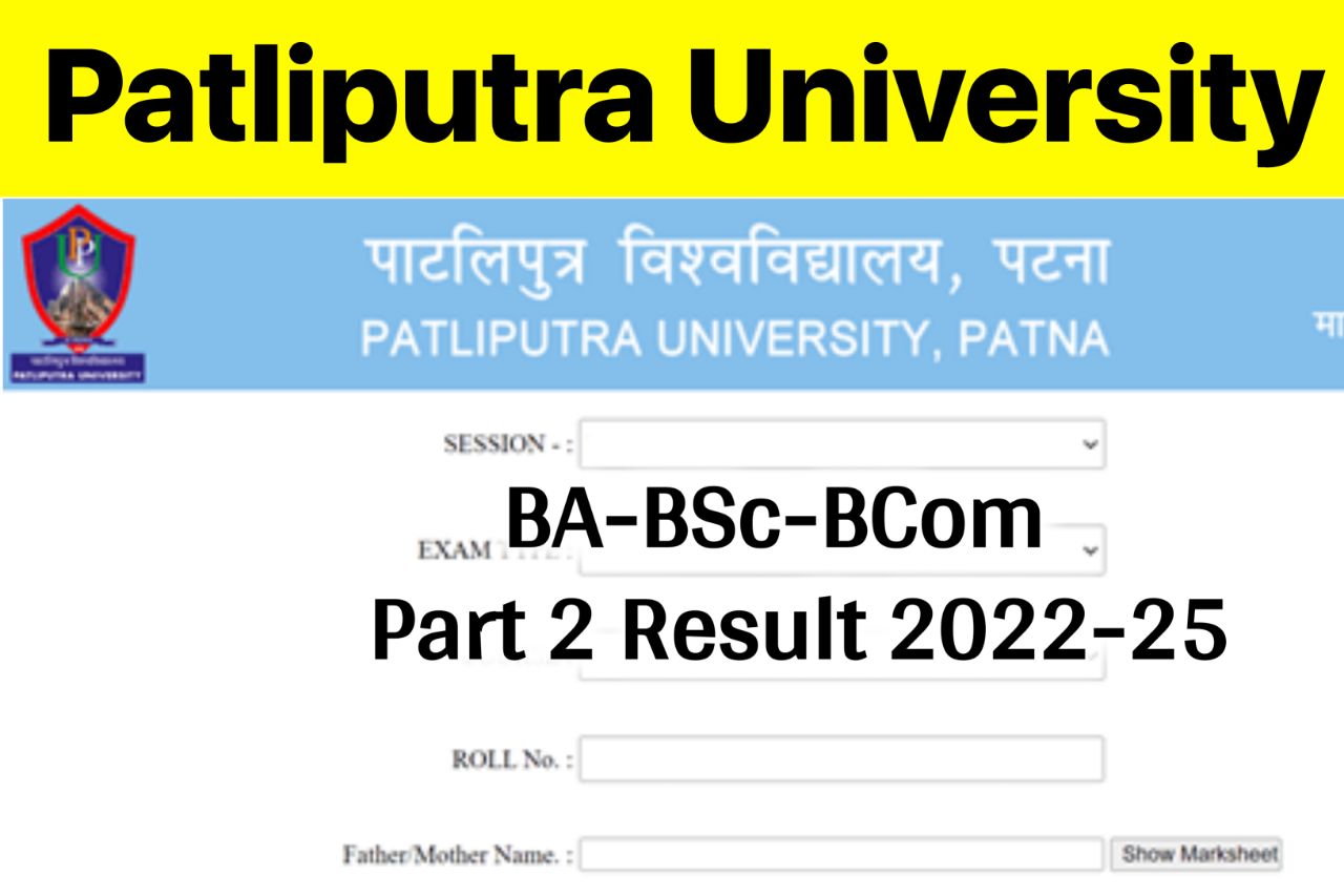 PPU Part 2 Result 2022-25, BA BSc BCom, Marksheet