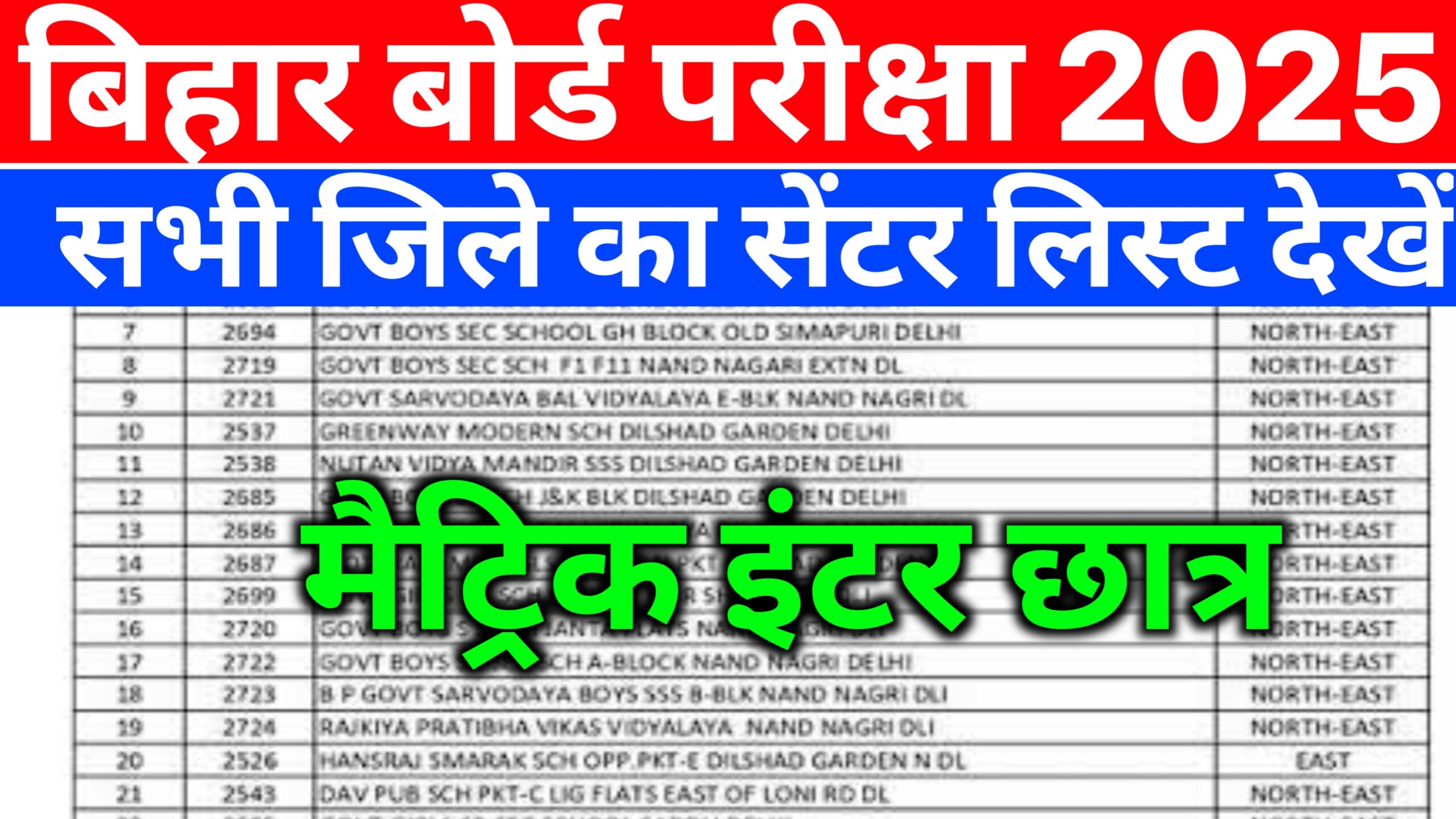 Bseb 10th/12th Center List 2025: यहाँ से चेक करें- बिहार बोर्ड मैट्रिक- इंटर परीक्षा का सेन्टर कहाँ पर गया है-