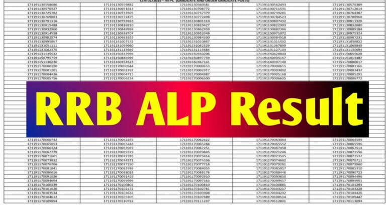 RRB ALP Result 2024: CBT 1 Cut Off Marks, Scorecard Download