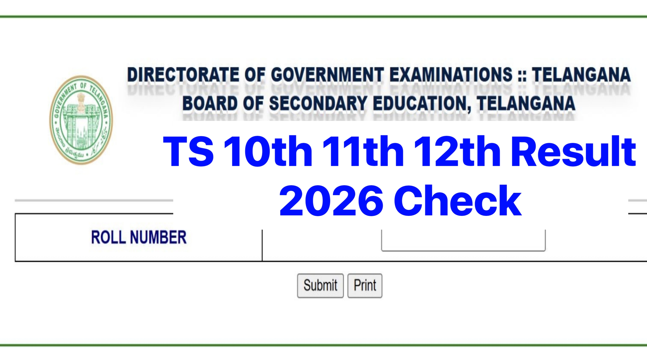 TS Result 2026 : तेलंगाना स्टेट बोर्ड 10वीं 12वीं रिजल्ट ऐसे चेक करें Roll Number से