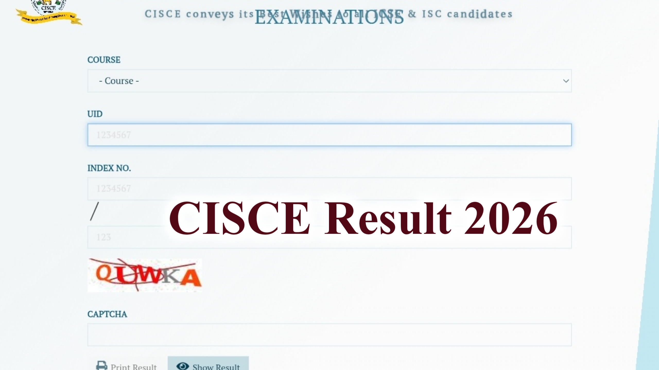 CISCE Result 2026 at results.cisce.org : Check 10th 12th Scorecard
