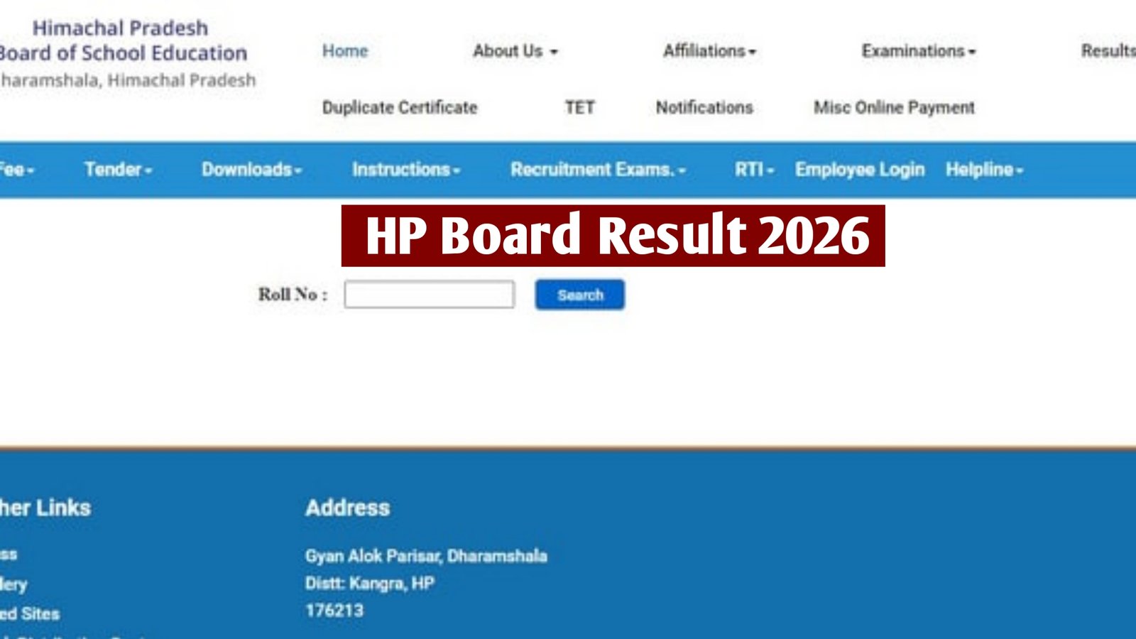 HP Board Result 2026 (Link), HPBOSE 10th 12th Result 2026 Check Online @hpbose.org