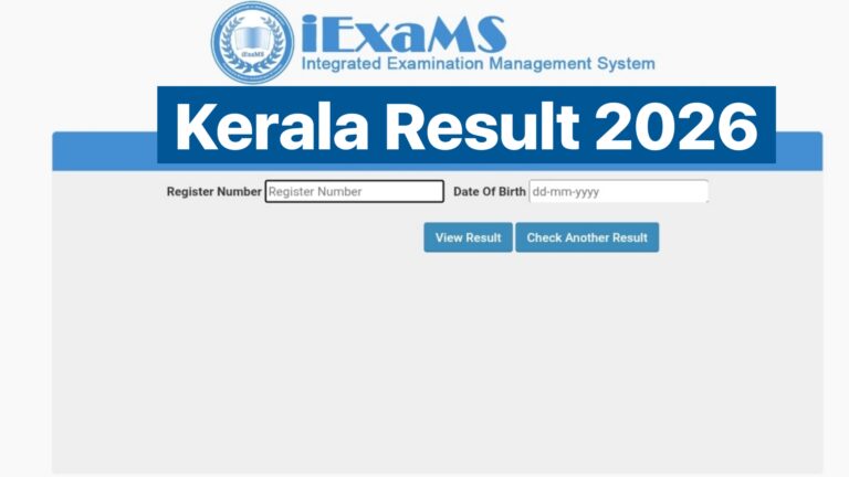 Kerala Board Result 2026 Announced - Check DHSE +2/SSLC Result Here