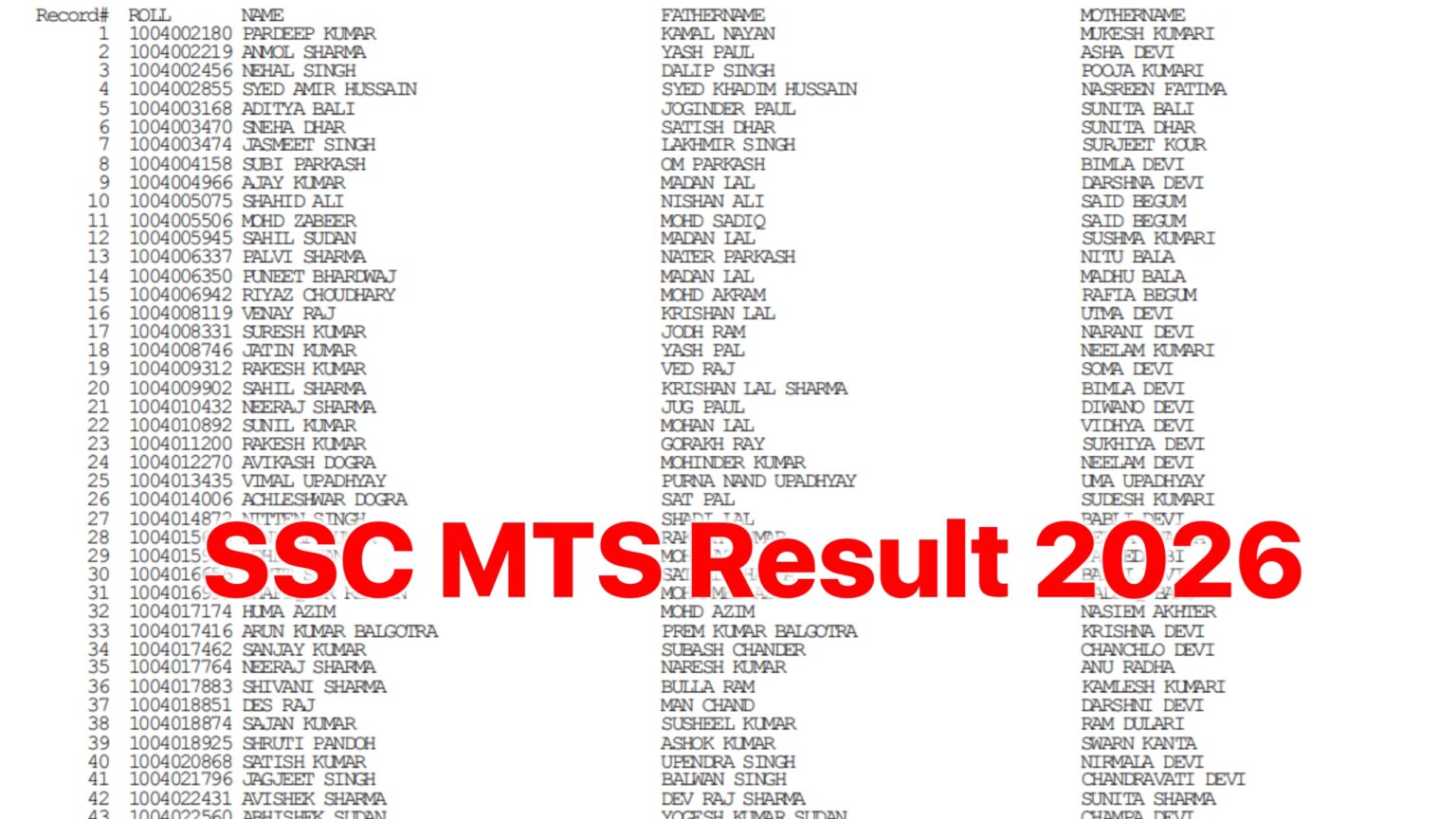 Result Archives - TARGET COURSE